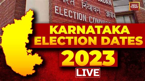 Karnataka Election 2023 Live Update Single Phase Voting On May 10