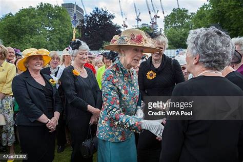 Duchess Of Cornwall Attends Garden Party For Women& Photos and Premium ...