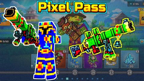 Pixel Pass Sniper Damage Stats Makeshift Piercer Pixel Gun 3D