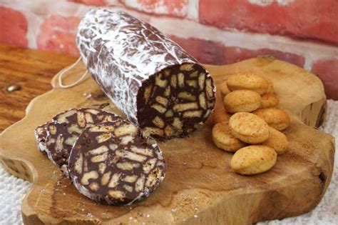 Salami De Chocolate Con Galletas Y Nueces Ya No Querrás Comer Turron