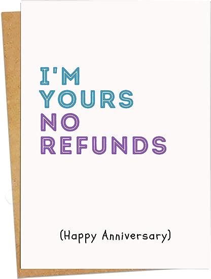 Amazon NorthSafi Funny Anniversary Card For Her Him Anniversary