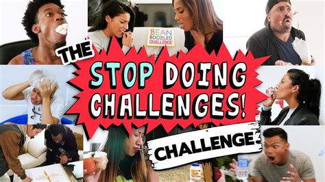 The Stop Doing Challenges Challenge!