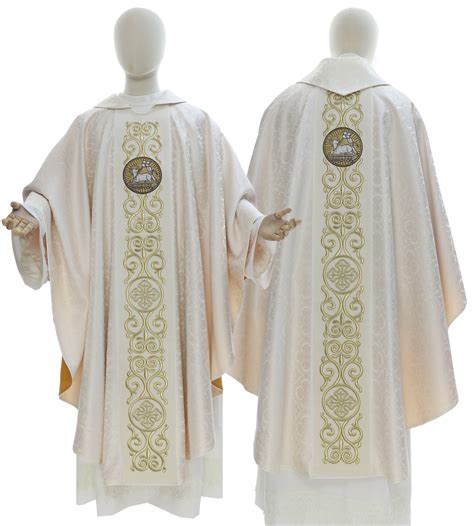 Gothic Chasuble Lamb Cream Unlined ALL PRODUCTS CHASUBLES