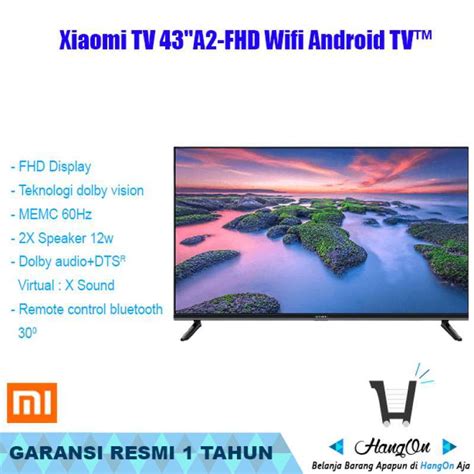 Jual Xiaomi Tv A2 43 43 Inch Fhd Smart Tv Android 11 Mi Digital Dolby