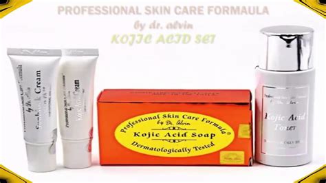 Dr Alvin Kojic Acid Set Youtube