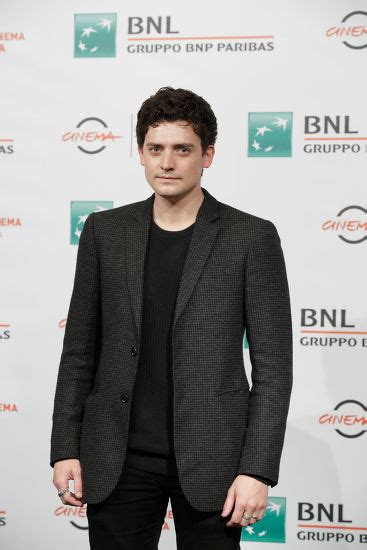 British Actor Aneurin Barnard Poses During Editorial Stock Photo