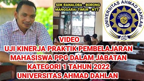 Video UKIN PPG Dalam Jabatan Tahun 2022 YouTube