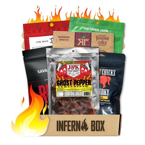 Inferno Beef Jerky Box Jerky Subscription