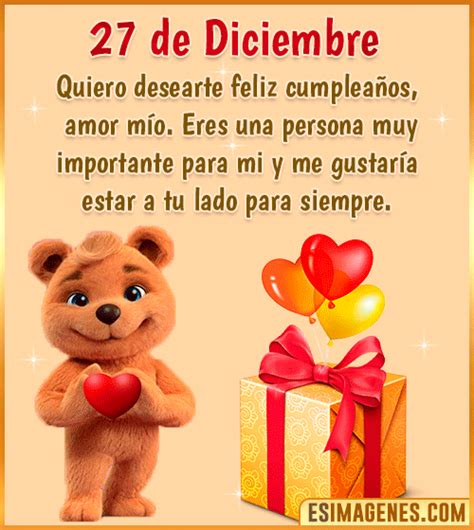 Feliz Cumpleaños 27 De Diciembre
