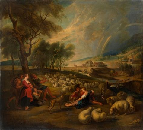 Pastoral Landscape With A Rainbow By Peter Paul Rubens On Artnet