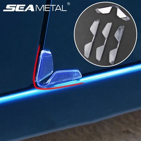 Pcs Universal Car Door Edge Guards Protector Bumper Car Anti Collision