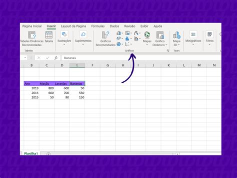 Como fazer um gráfico básico no Microsoft Excel