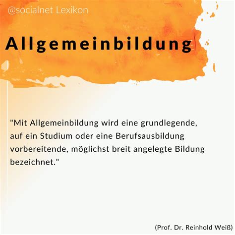 Socialnet Lexikon Allgemeinbildung Socialnet De In