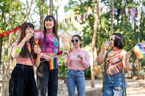 Premium Photo Lgbtqia Asian Gay Supporters Of The Lgbtq Community