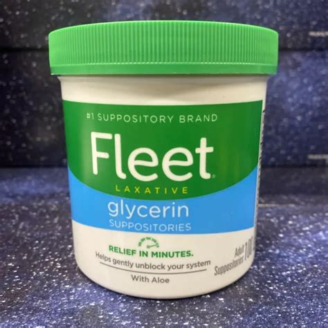 Fleet Laxative Glycerin Suppositories Adult Suppositories Count Fs