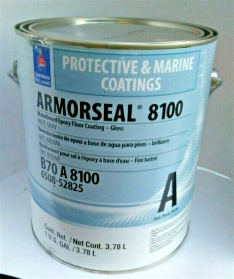 Mavin Sherwin Williams Armorseal 8100 Water Based Epoxy Floor Coating