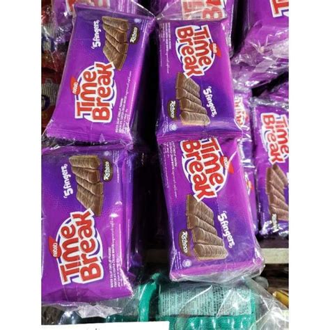 jual nabati time break  fingers nabati wafer time break isi pcs