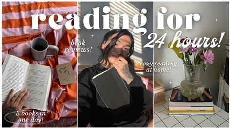 READING VLOG Reading For 24 Hours 3 Books In One Day Book Reviews