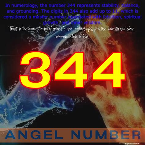 Angel Number 344 for Your Love Life