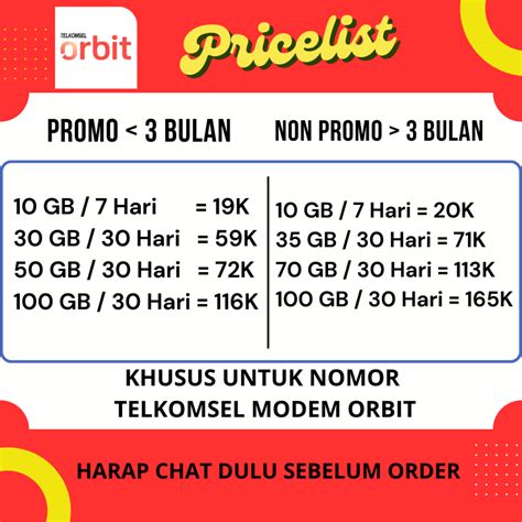 Jual TELKOMSEL ORBIT MURAH L PAKET DATA ORBIT L KUOTA ORBIT Shopee