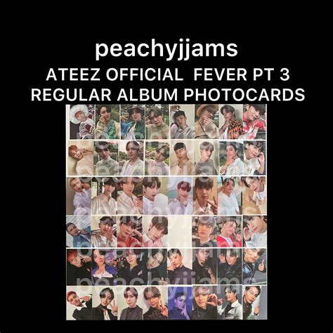 ATEEZ Fever PT 3 Regular Album PCS Etsy UK