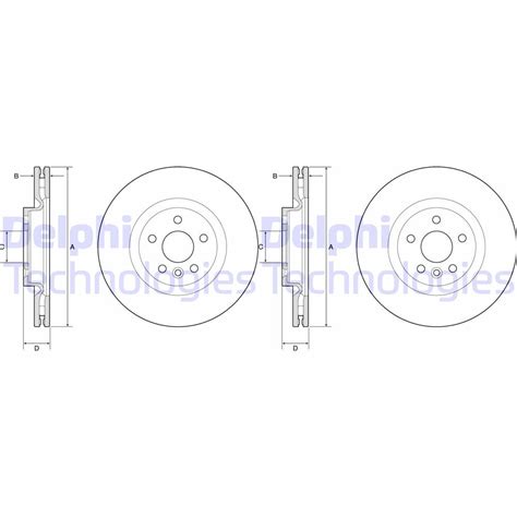 X Delphi Bremsscheiben Mm Bel Ftet Vorne Passend F R Jaguar E Pace Land