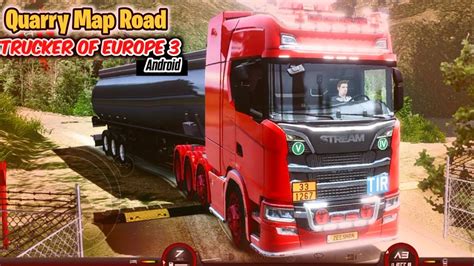 Trucker Of Europe Quarry Map Road Gameplay Prozee Youtube