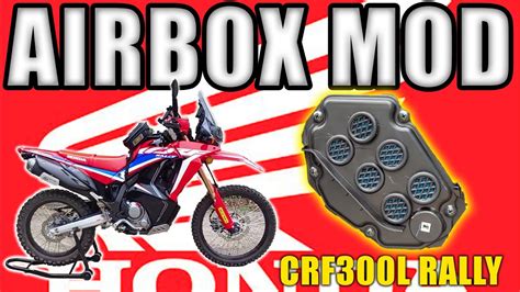 Air Box Mod Guide For Honda Crf L Rally Youtube