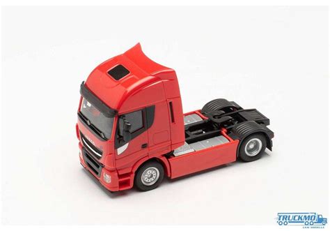 Herpa Iveco Stralis Xp Rot Truckmo Lkw Modelle Und