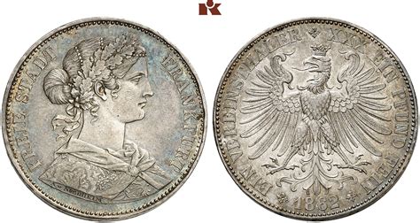 Vereinstaler 1862 18 50 G AKS 10 Dav 652 Kahnt 170 Thun 144