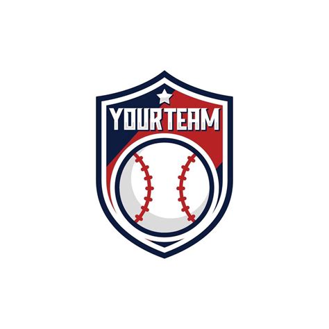 Baseball team emblem logo design vector illustration 11954802 Vector ...