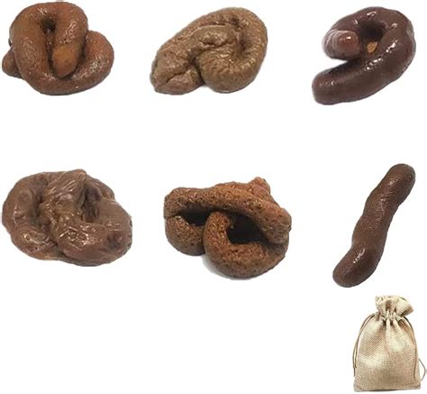 6 Pieces Realistic Fake Poop Fake Poop Novelty Floating Fake Poop Toy