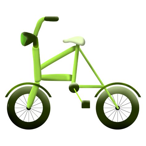 Green bicycle for save world 24584633 PNG