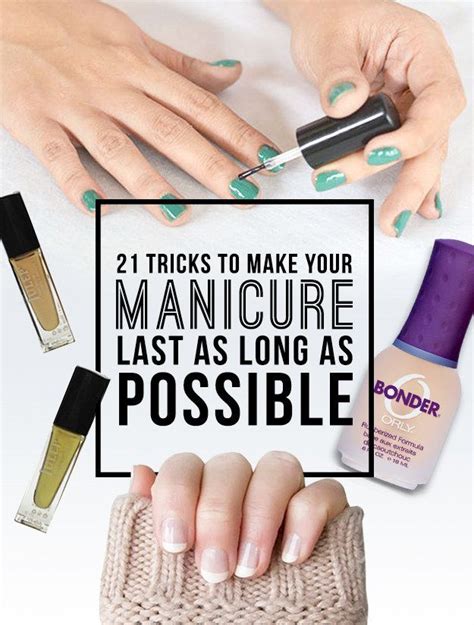 21 Nail Polish Hacks To Make Your Manicure Last Until The End Of Time Manicures Useful Tips