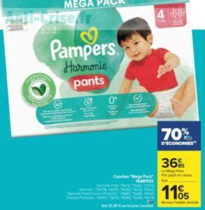 Anti Crise Fr Couches Pampers Harmonie Chez Carrefour