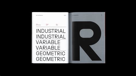 ipar industrial type specimen behance