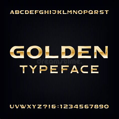 Chrome Alphabet Vector Font Modern Metallic Bold Letters And Numbers