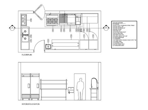 The Floor Plan For A Kitchen With An Oven And Sink