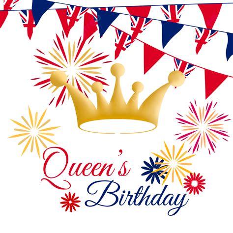 Queens Birthday Png Image Bucky British Queen Birthday Colored Flag