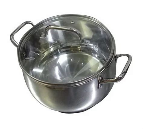 Polished Stainless Steel Hot Pot Casserole For Hotel Restaurant Capacity L At Piece