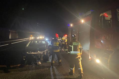 Wypadek Na Autostradzie A By Y Spore Utrudnienia W Ruchu Zdj Cia