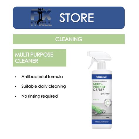 Selleys Multipurpose Cleaner Ml Anti Bacterial Formula Shopee Malaysia