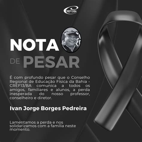 Nota De Pesar Cref Ba