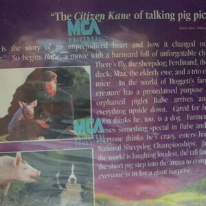 Vintage BABE The Pig Vhs Video Movie NEW In Shrinkwrap Farm S Etsy
