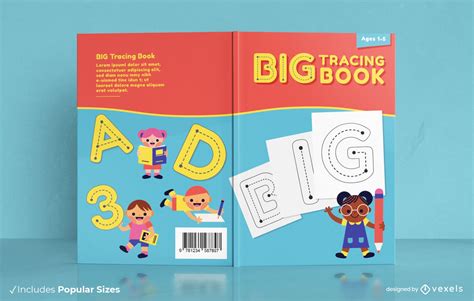 Big Tracing Book Cover Design Vector Download