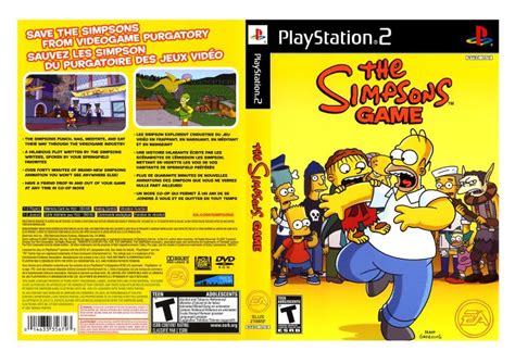 Ps2 The Simpsons Game Dvd Game Lazada