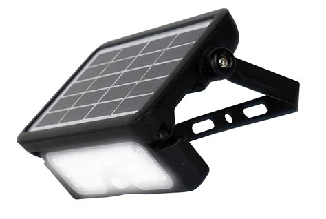 Buy Luceco Lexsf B Led Solar Guardian Pir Floodlight Lm Ip