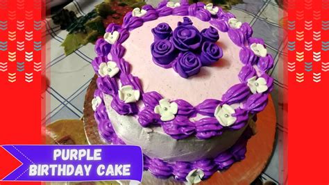 Simple Purple Birthday Cake Designs Gorgeous 3 Tier Purple Wedding