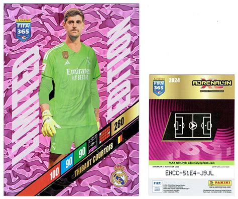 Panini FIFA 365 2024 Karta Limited XXL DUŻA Real THIBAUT COURTOIS