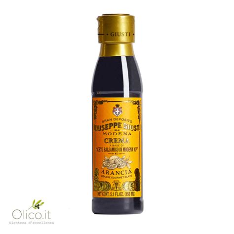 Gla Age Au Vinaigre Balsamique De Modena Igp Et Orange Giuseppe Giusti